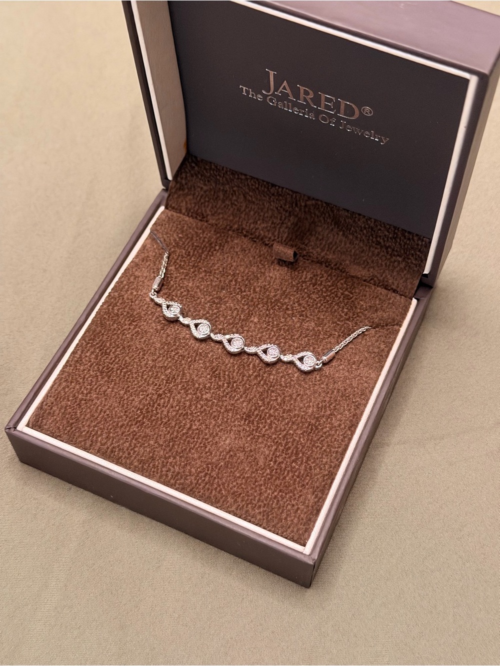 Jared Sterling Silver Cubic Zirconia Bolo Bracelet - Interwoven Collection